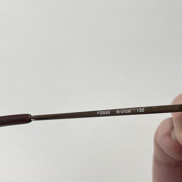 Fendi Eyewear FS555 Bronze Metal Eyeglass Frames 50-17, 130 *Read* - Picture 6 of 10